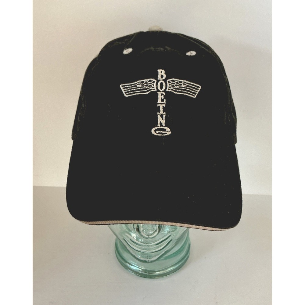 Boeing Heritage Collection Adjustable Strap Black Hat One Size Fits Most